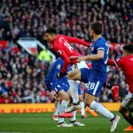  during the Premier League match between Manchester United and Chelsea at Old Trafford on February 25, 2018 in Manchester, England.