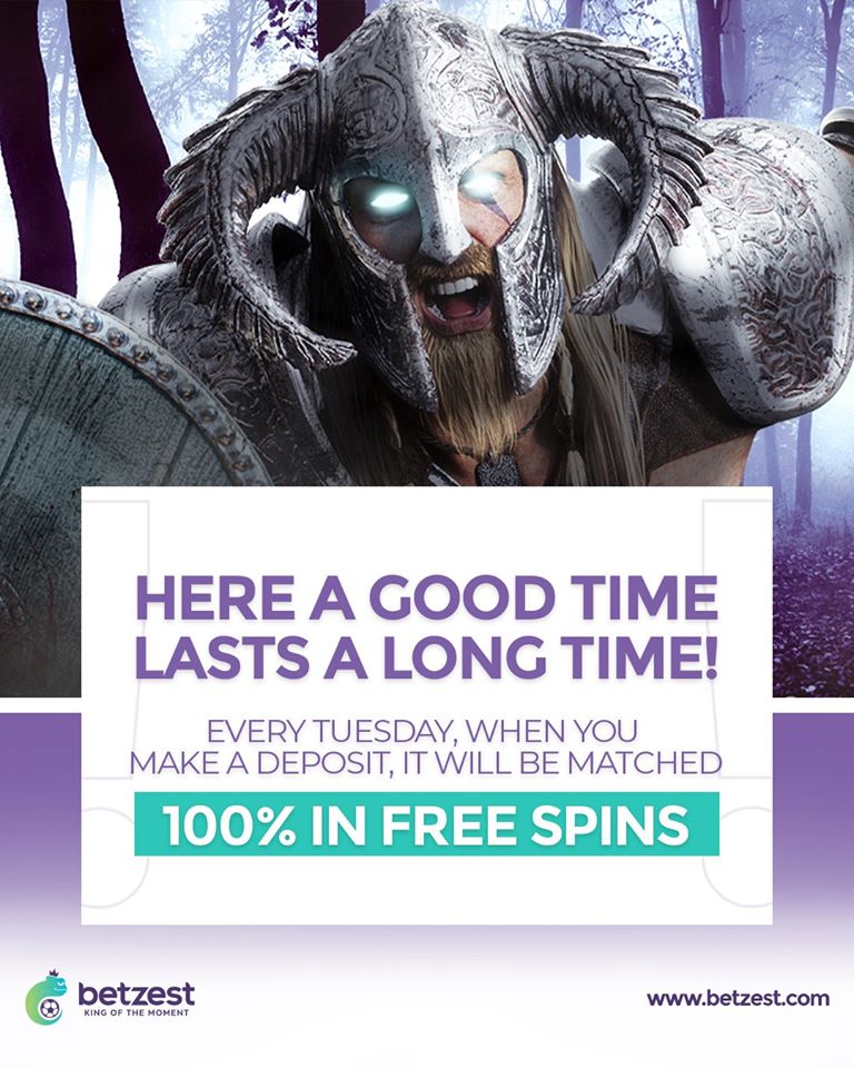 ? 50% up to 100 Euros + 100 Free Spin every Tuesday! ?