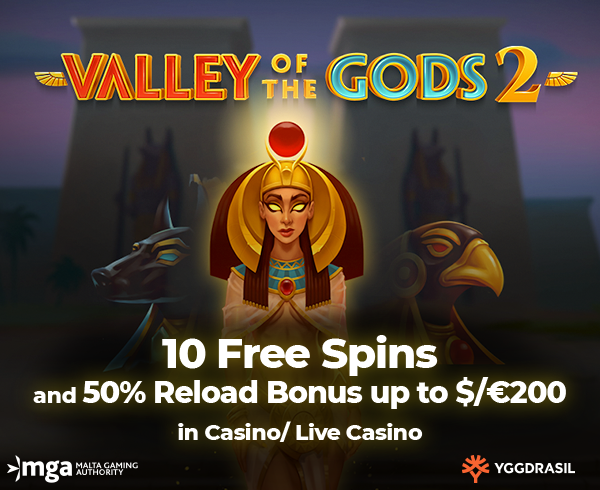 Valley Of The Gods 2™ from Yggdrasil