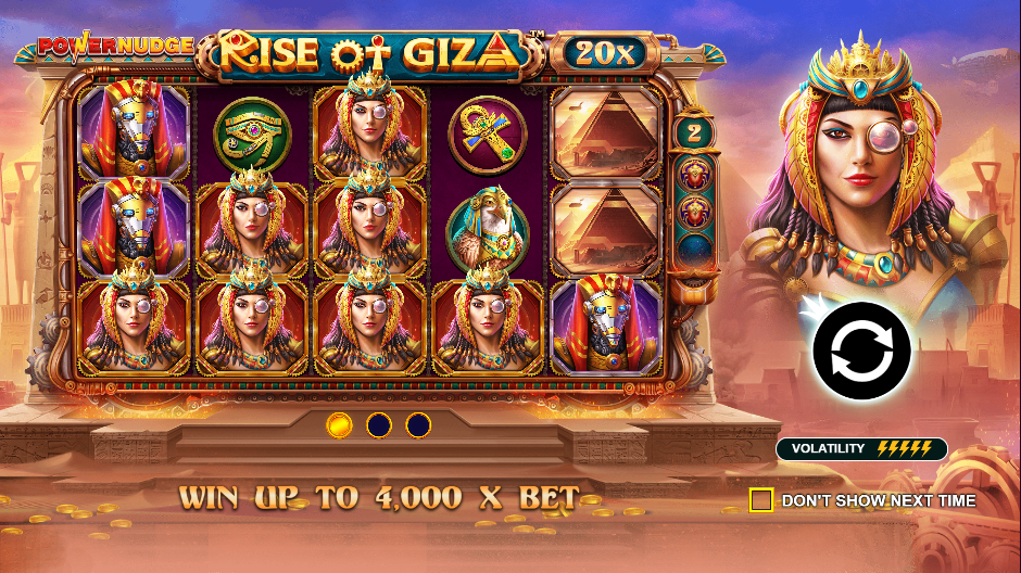 Rise Of Giza PowerNudge Slot Review