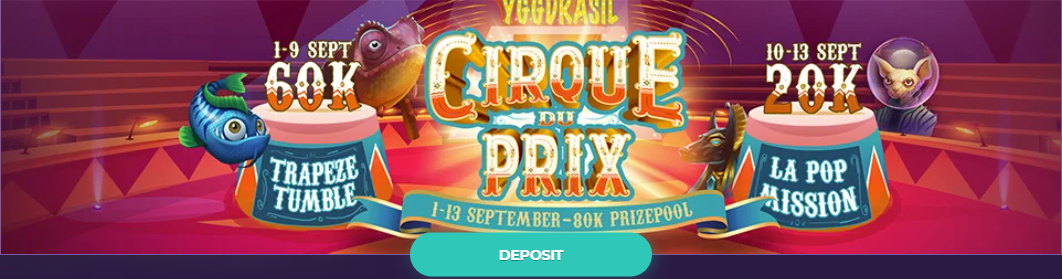 Cirque De Prix 80K€ Prize Pool Campaign