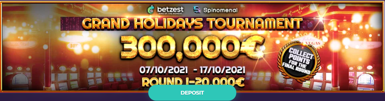 Grand Holidays Tournament 300K€ Prize Pool