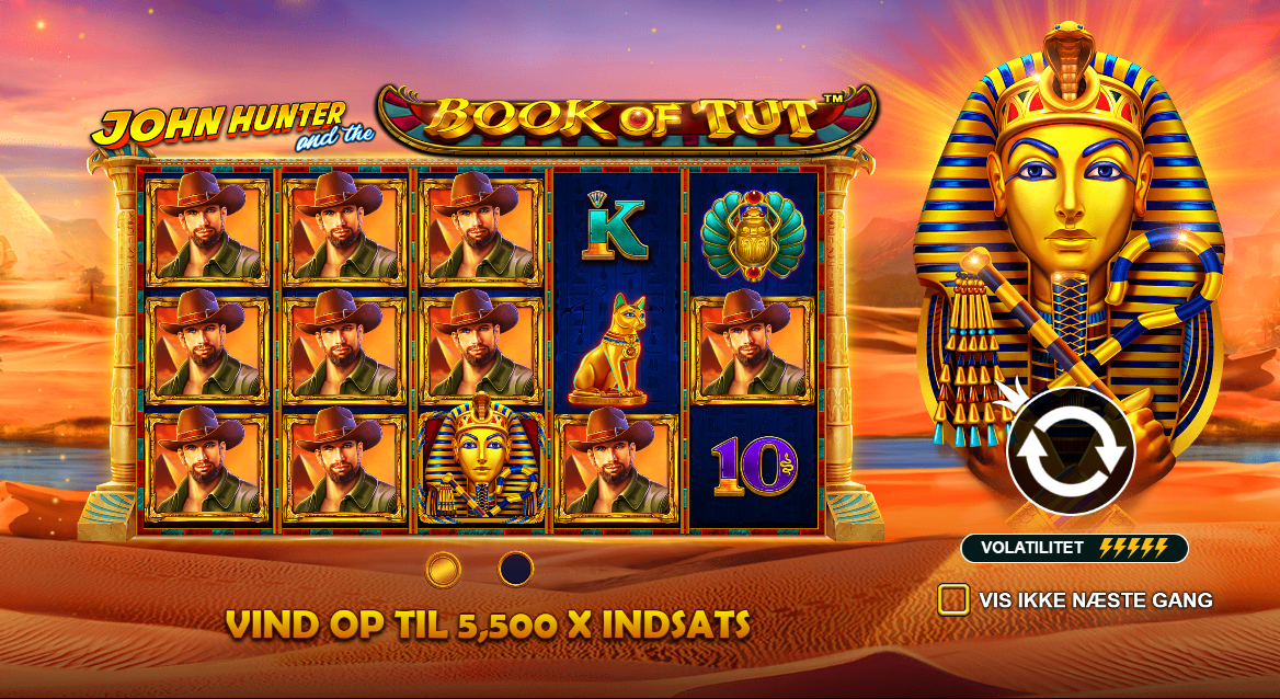 John Hunter and the book of Tut Slot Review