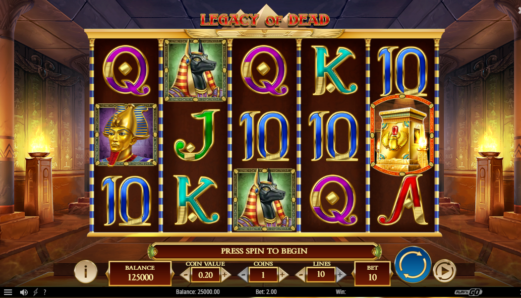 Legacy Of Dead Video Slot Review