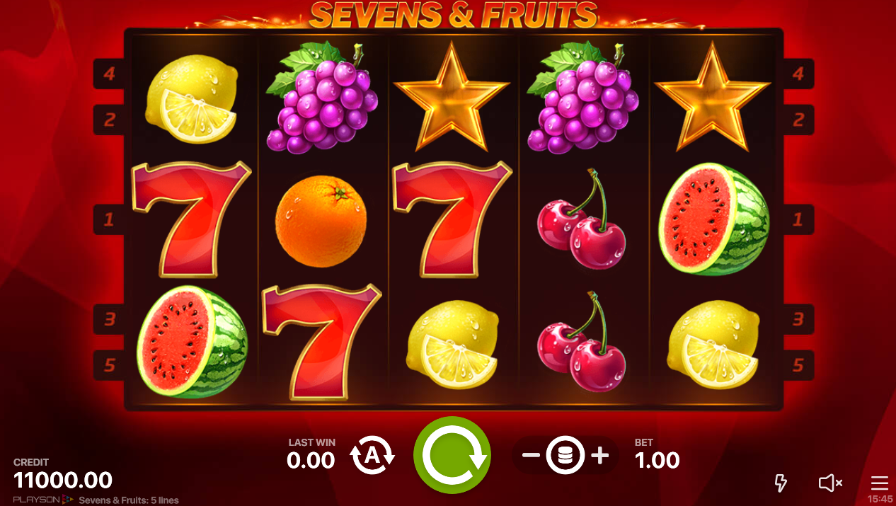 Sevens & Fruits Slot Review