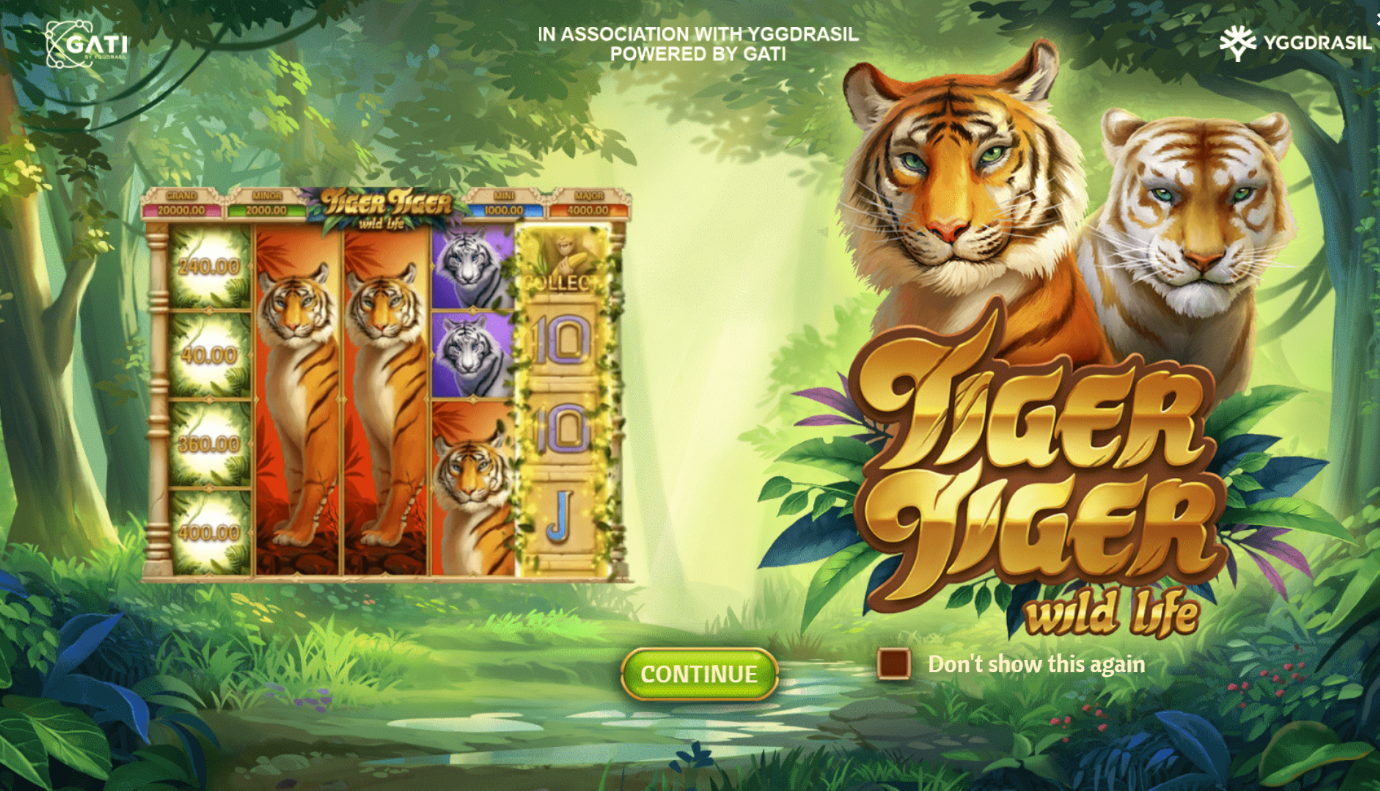 Tiger Tiger Wild Life Video Slot