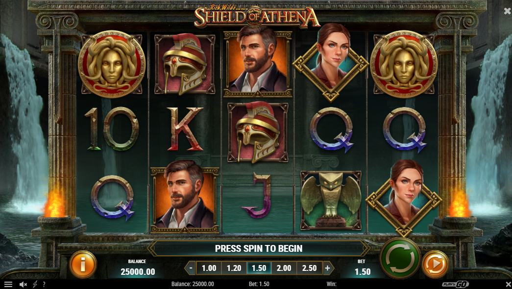 RICH WILDE AND THE SHIELD OF ATHENA SLOT REVIEW