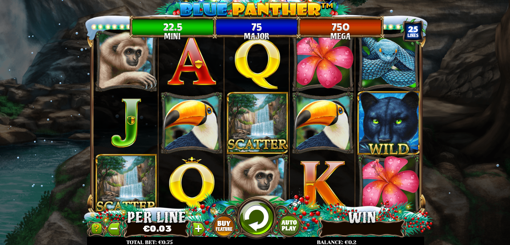 Blue Panther Christmas Edition Slot Review