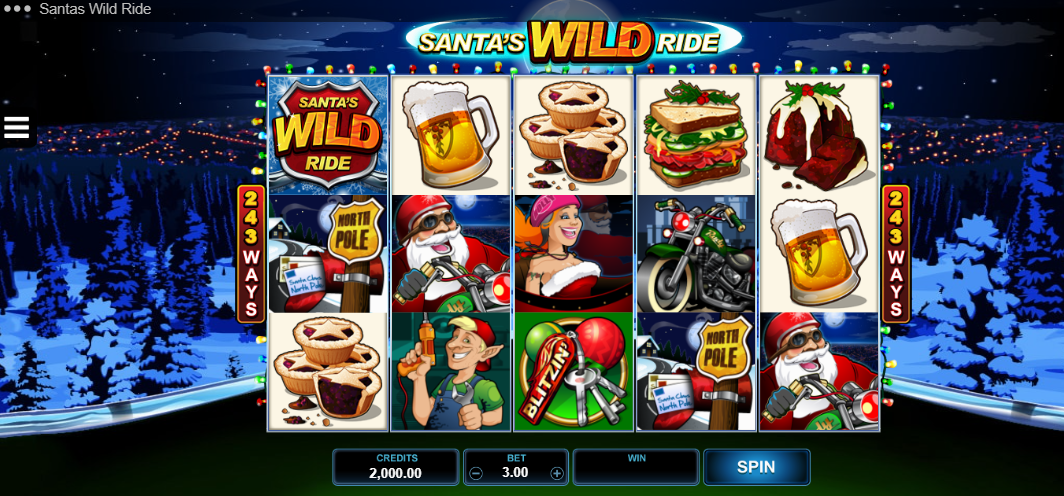 Santa’s Wild Ride Slot Review